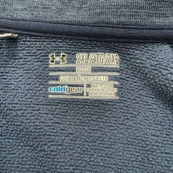Under Armour cold gear 1/4 zip pullover sweatshirt. Size XXL - Picture 5 of 7
